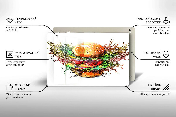 Herdabdeckung Hamburger-Zeichnung