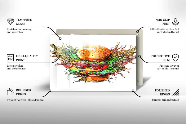 Herdabdeckung Hamburger-Zeichnung