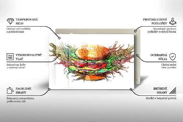 Herdabdeckung Hamburger-Zeichnung