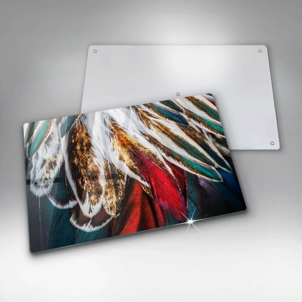 Herdabdeckung Boho-Vogelfedern