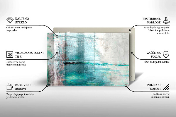 Herdabdeckung Malen Sie Abstraktionshintergrund