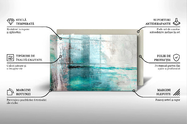 Herdabdeckung Malen Sie Abstraktionshintergrund
