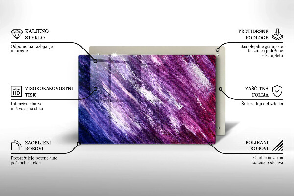 Herdabdeckung Abstraktion malen