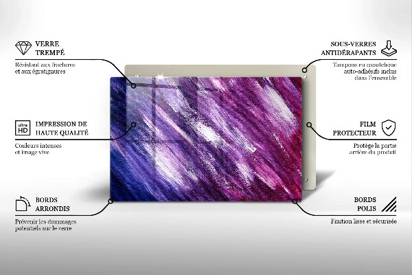 Herdabdeckung Abstraktion malen