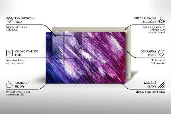 Herdabdeckung Abstraktion malen