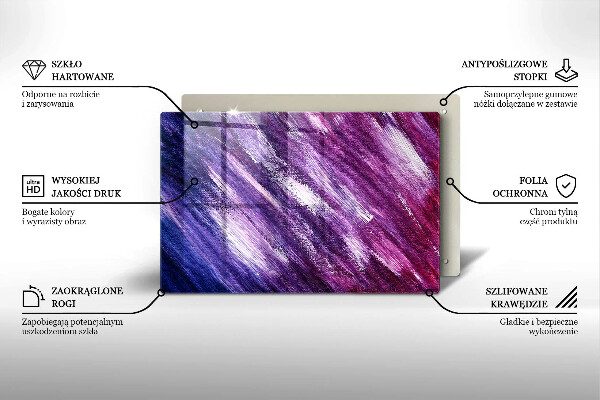 Herdabdeckung Abstraktion malen