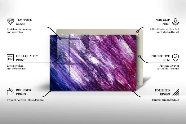 Herdabdeckung Abstraktion malen