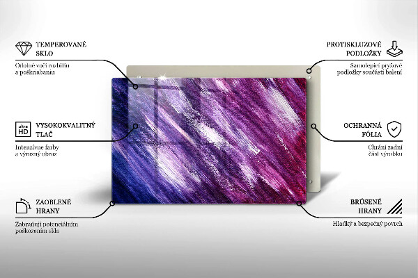 Herdabdeckung Abstraktion malen