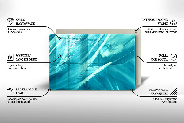 Herdabdeckung Zarte Federn