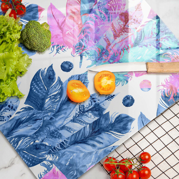 Abdeckung induktionskochfeld Federn-Boho-Illustration