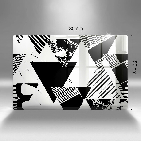 Abdeckung induktionskochfeld Geometrische Dreiecke