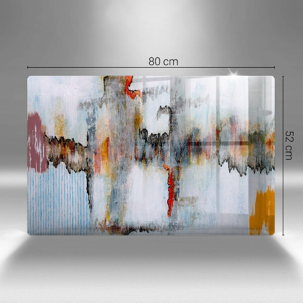 Herdabdeckung Abstraktionsfarben