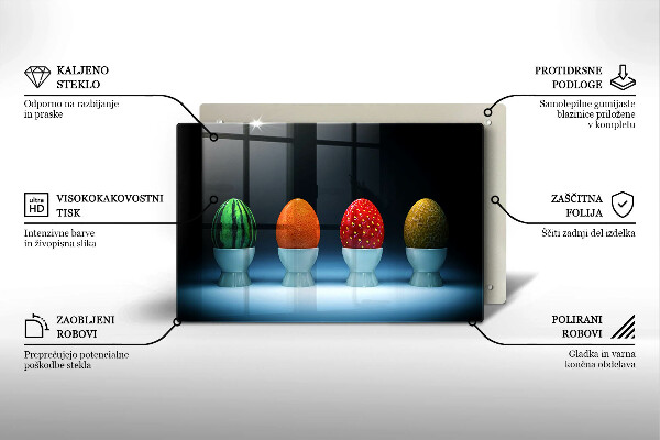 Herdabdeckung Abstrakte Fruchteier