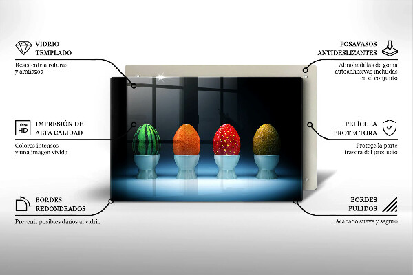 Herdabdeckung Abstrakte Fruchteier