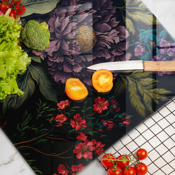 Abdeckung induktionskochfeld Schöne Blumen