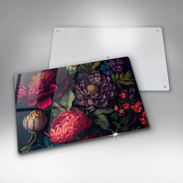 Abdeckung induktionskochfeld Schöne Blumen