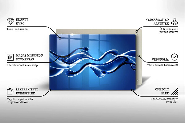 Abdeckung induktionskochfeld Flüssige Abstraktion
