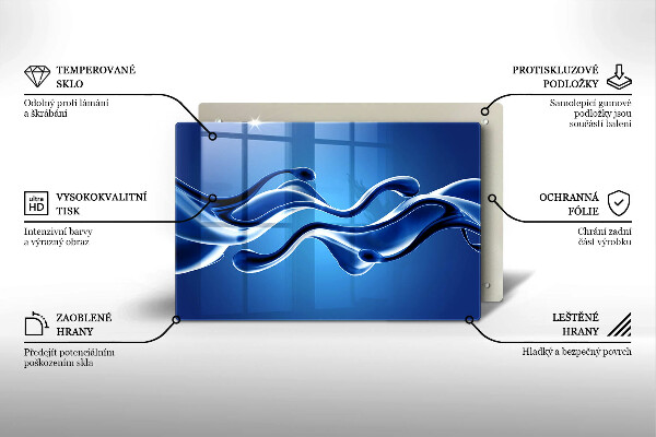 Abdeckung induktionskochfeld Flüssige Abstraktion