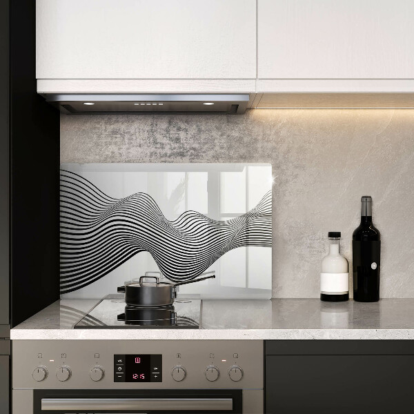 Abdeckung induktionskochfeld Lineare Abstraktion