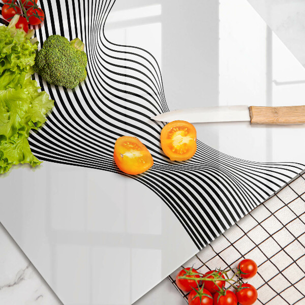 Abdeckung induktionskochfeld Lineare Abstraktion