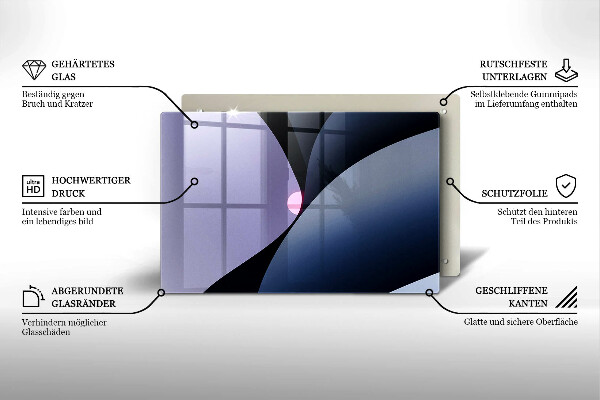 Herdabdeckung Abstrakte Formen
