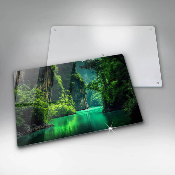 Abdeckung induktionskochfeld Lagunenlandschaft