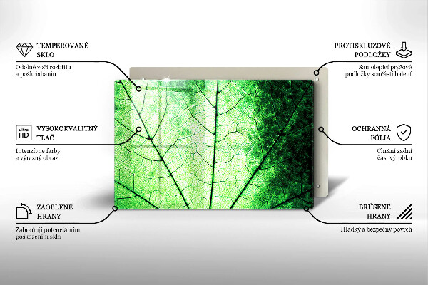Herdabdeckung Dekoratives Aderblatt