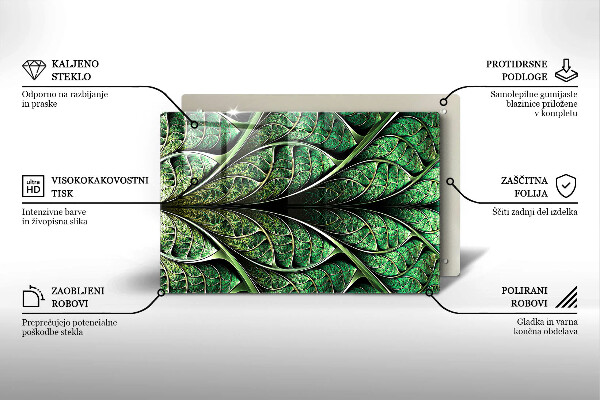 Herdabdeckung Struktur der Blattadern
