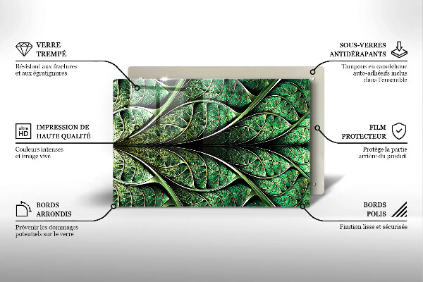 Herdabdeckung Struktur der Blattadern