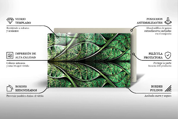 Herdabdeckung Struktur der Blattadern