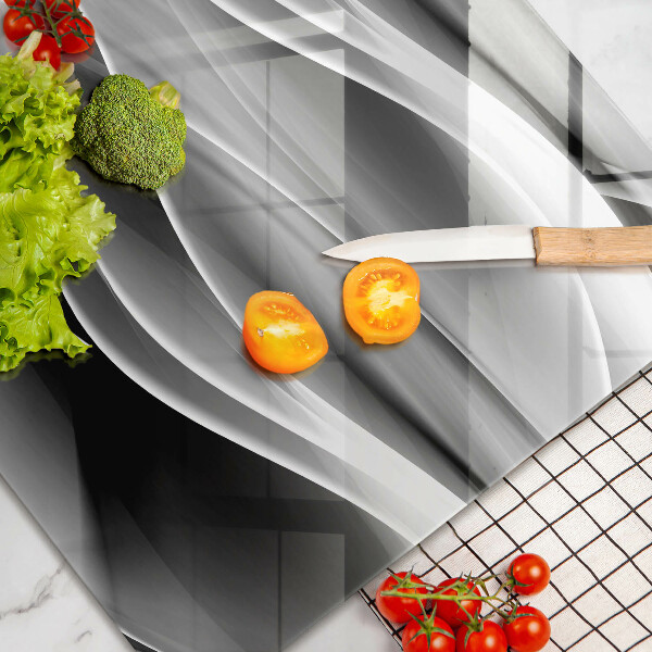 Herdabdeckung Abstrakte Rauchlinien