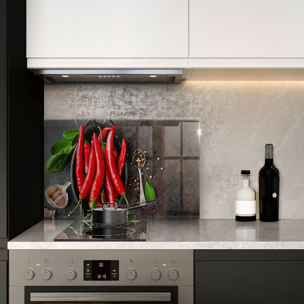 Herdabdeckung Rote Chilischoten