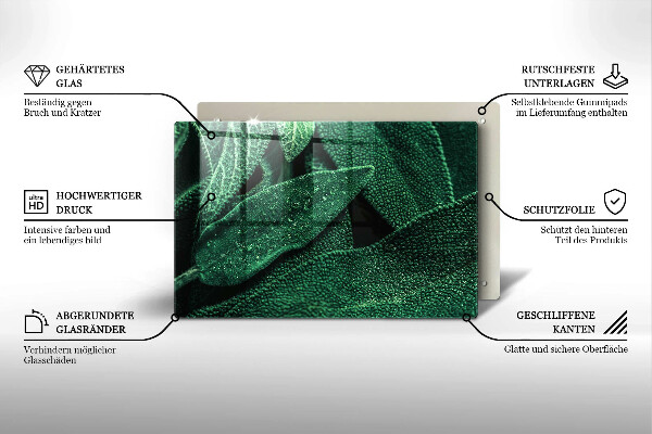 Herdabdeckung Die Blätter der Pflanze