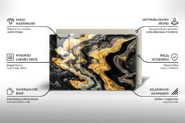 Herdabdeckung Abstrakte Struktur