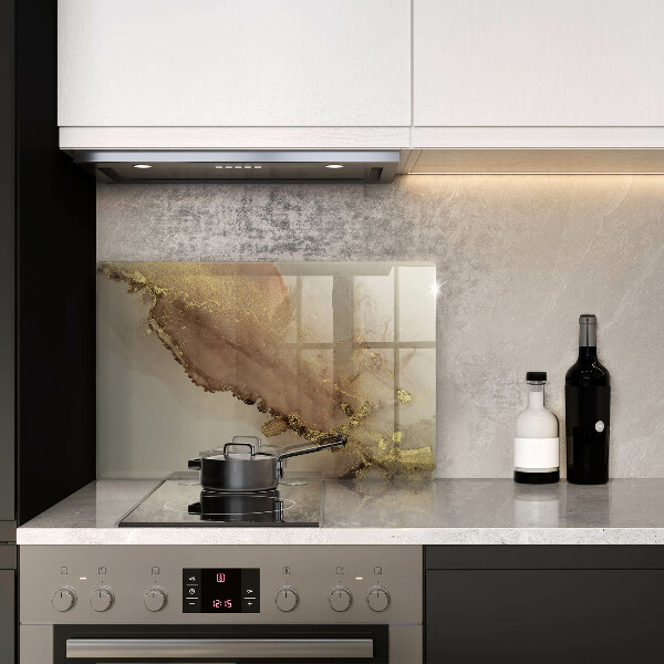 Herdabdeckung Goldabstraktion