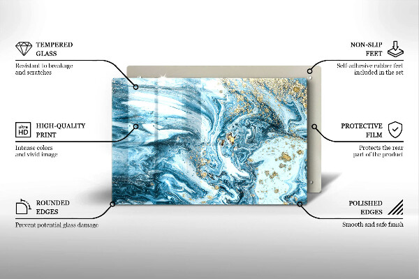 Herdabdeckung Struktur mit Gold
