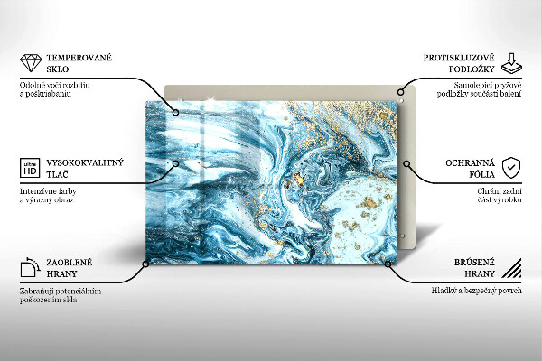 Herdabdeckung Struktur mit Gold
