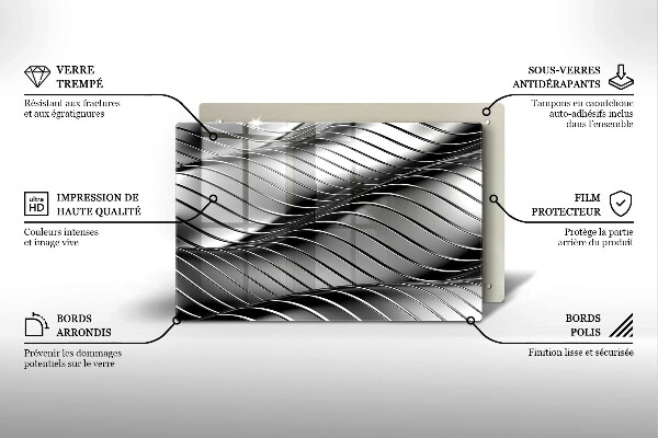 Herdabdeckung 3D-Metallstruktur