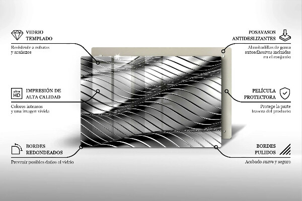 Herdabdeckung 3D-Metallstruktur