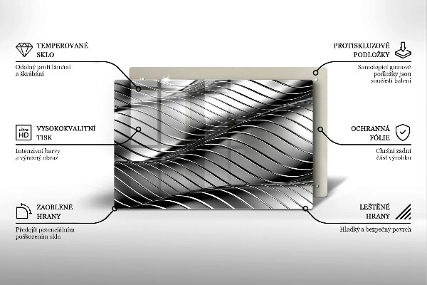 Herdabdeckung 3D-Metallstruktur