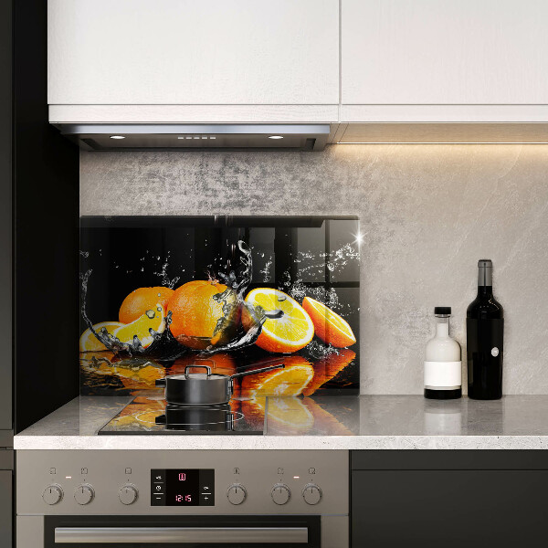 Herdabdeckung Saftige Orangenfrucht