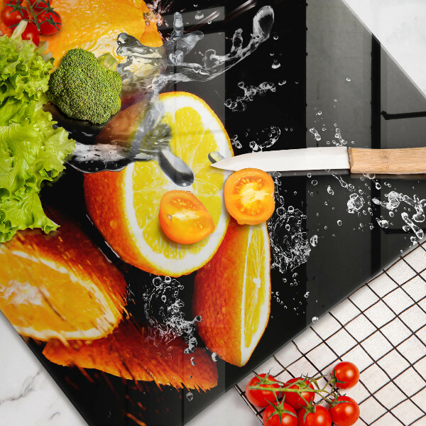 Herdabdeckung Saftige Orangenfrucht