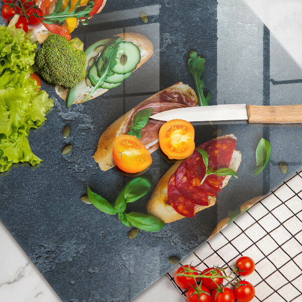 Abdeckung induktionskochfeld Bunte Sandwiches