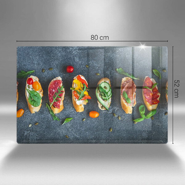 Abdeckung induktionskochfeld Bunte Sandwiches