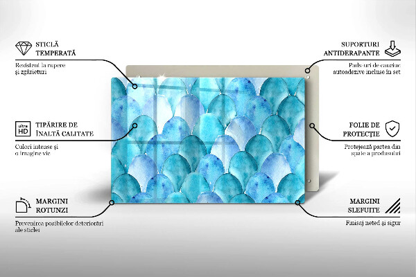 Abdeckung induktionskochfeld Aquarellskalen