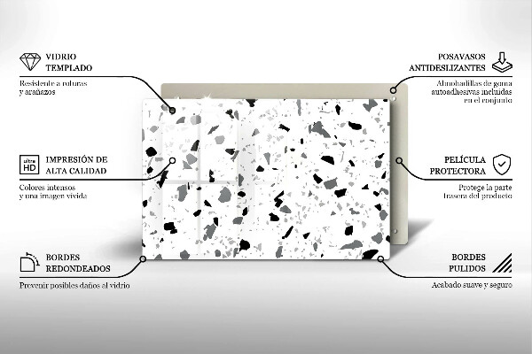 Abdeckung induktionskochfeld Dekoratives Steinzeug