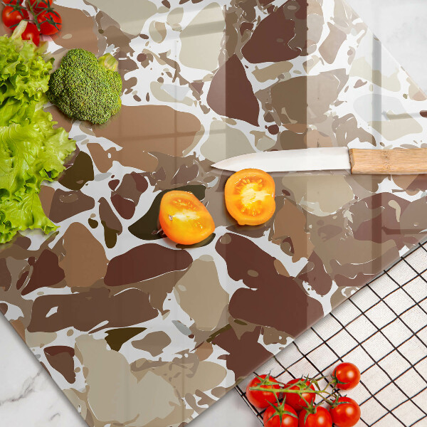 Abdeckung induktionskochfeld Dekorative Beizen aus Stein