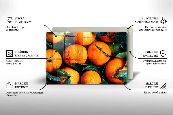 Herdabdeckung Orangenfrucht