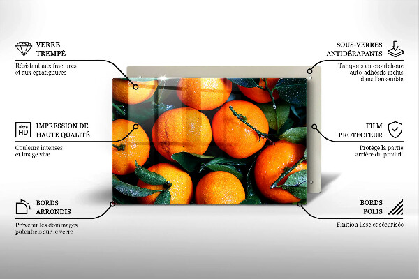 Herdabdeckung Orangenfrucht