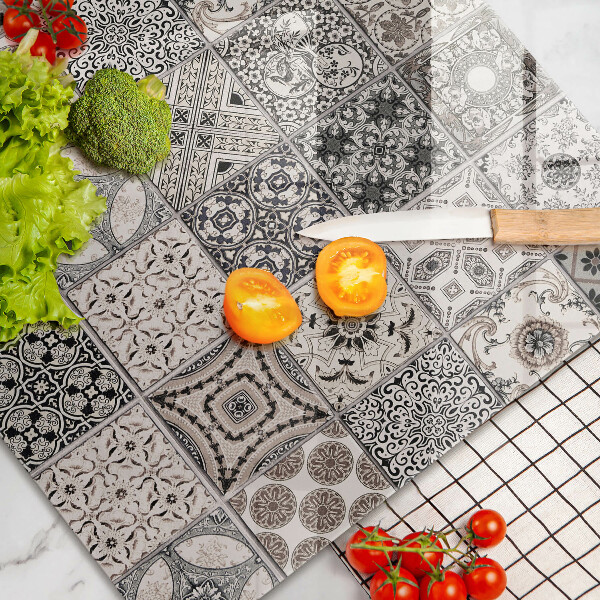 Herdabdeckung Dekorative Fliesen